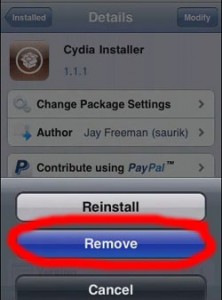 how to delete cydia app how to delete cydia app